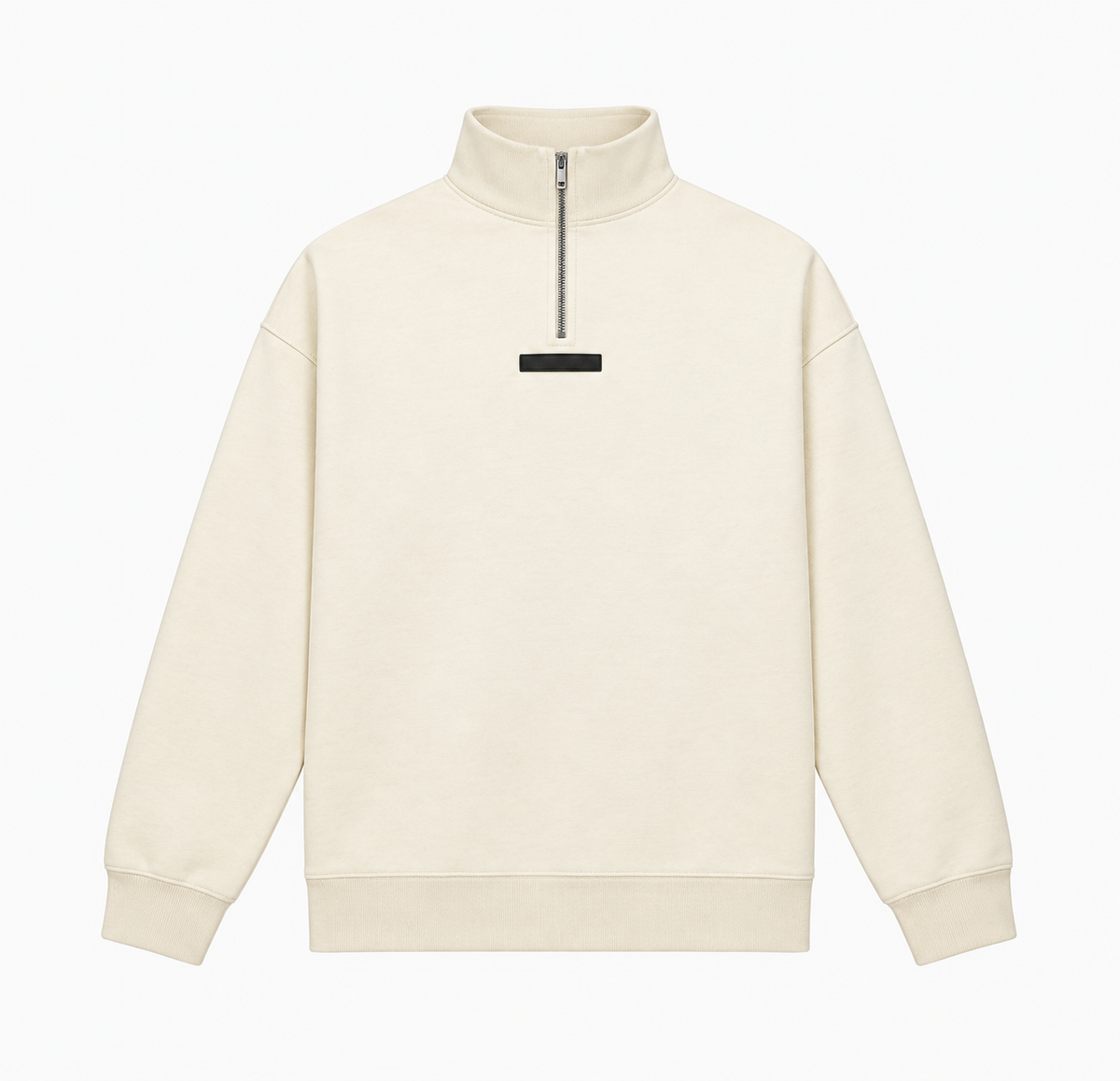 Fear of God Essentials Half Zip Sweater “White”