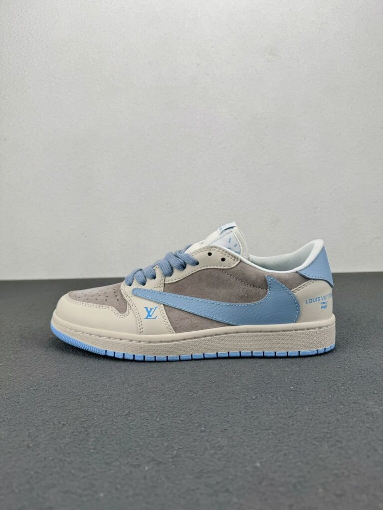 Air Jordan 1 Travis Scott x Louis Vuitton Low “Powder Blue”