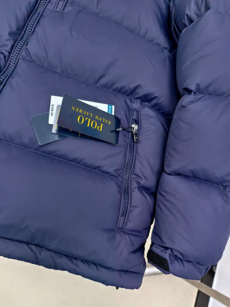 Polo Ralph Lauren Quilted Corduroy Down Jacket “Blue”