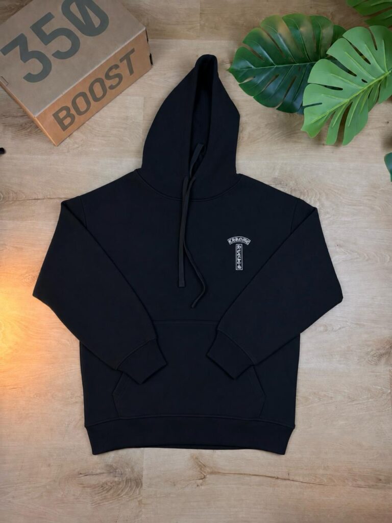 Chrome Hearts T-Bar Majica s Kapuljačom “Black”
