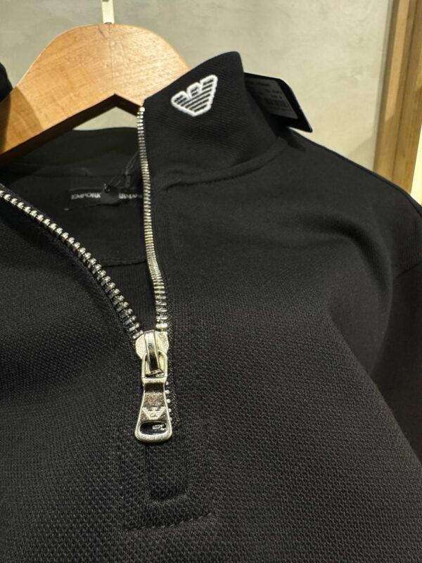 Emporio Armani Half-Zip Majica Dugi Rukav
