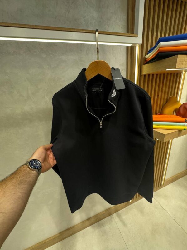 Emporio Armani Half-Zip Majica Dugi Rukav