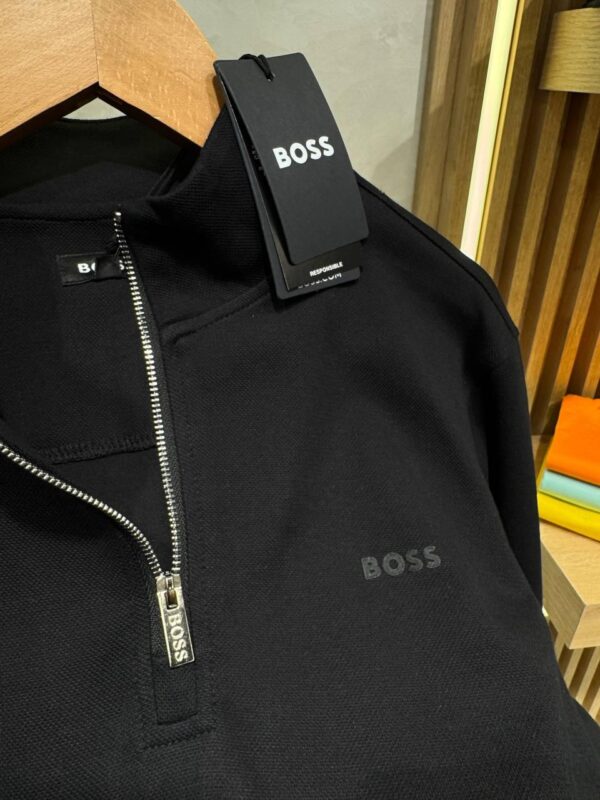 Boss Half-Zip Majica Dugi Rukav