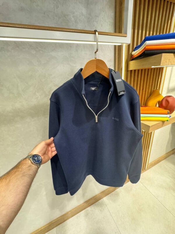 Boss Half-Zip Majica Dugi Rukav