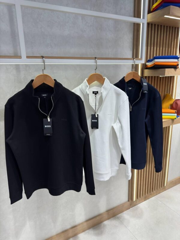 Boss Half-Zip Majica Dugi Rukav