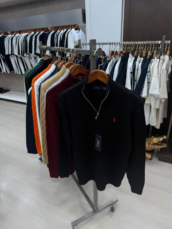 Polo Ralph Lauren Half-Zip Sweater “Black”