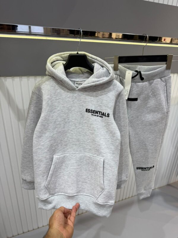 Komplet Fear of God Essentials “Gray” Kids