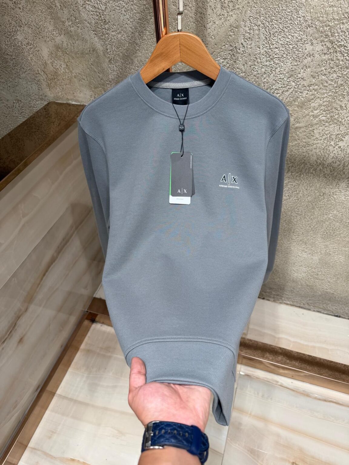Armani Exchange Majica Dugi Rukav “Gray”