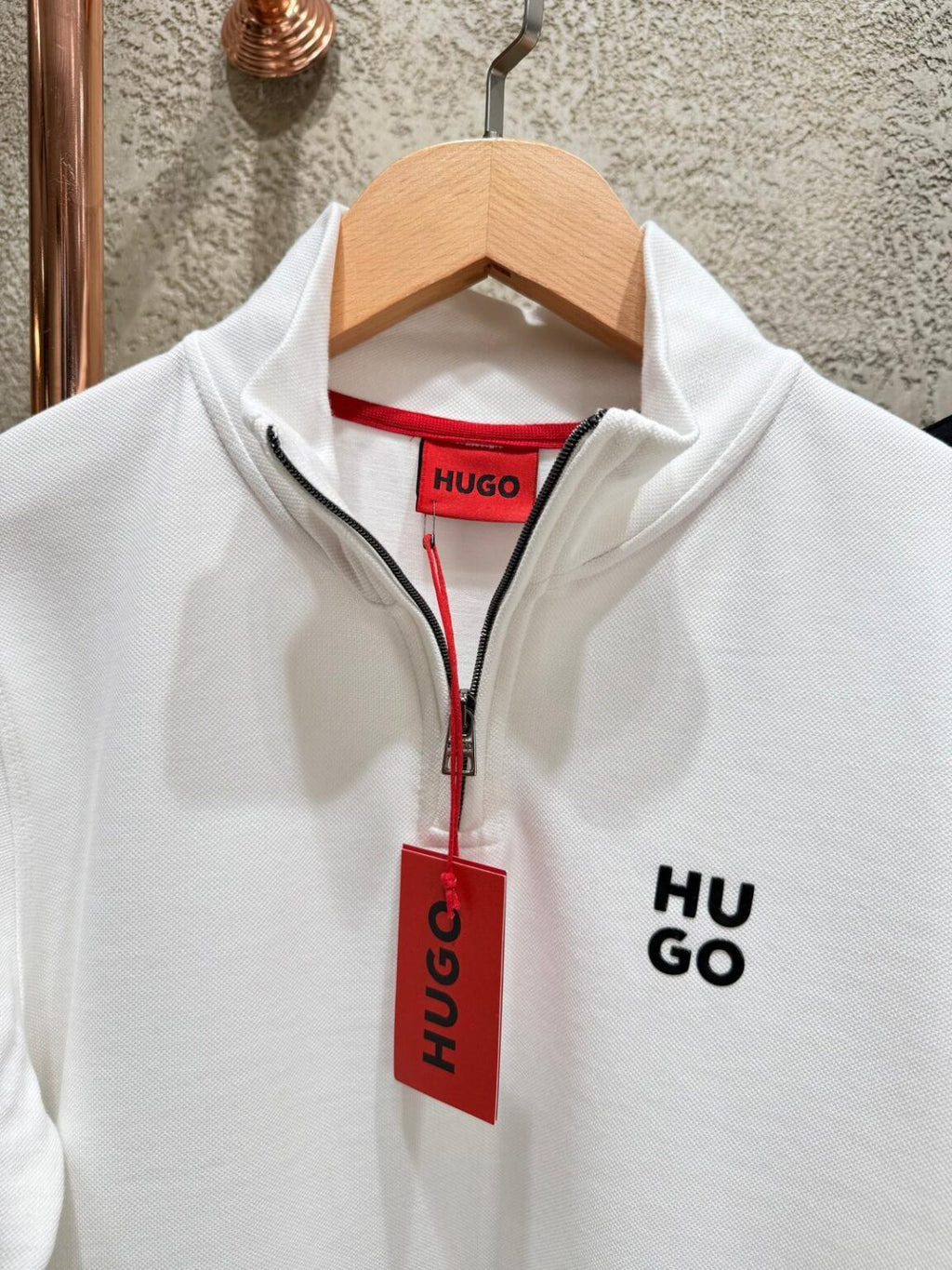 Hugo Half-Zip Majica Dugi Rukav