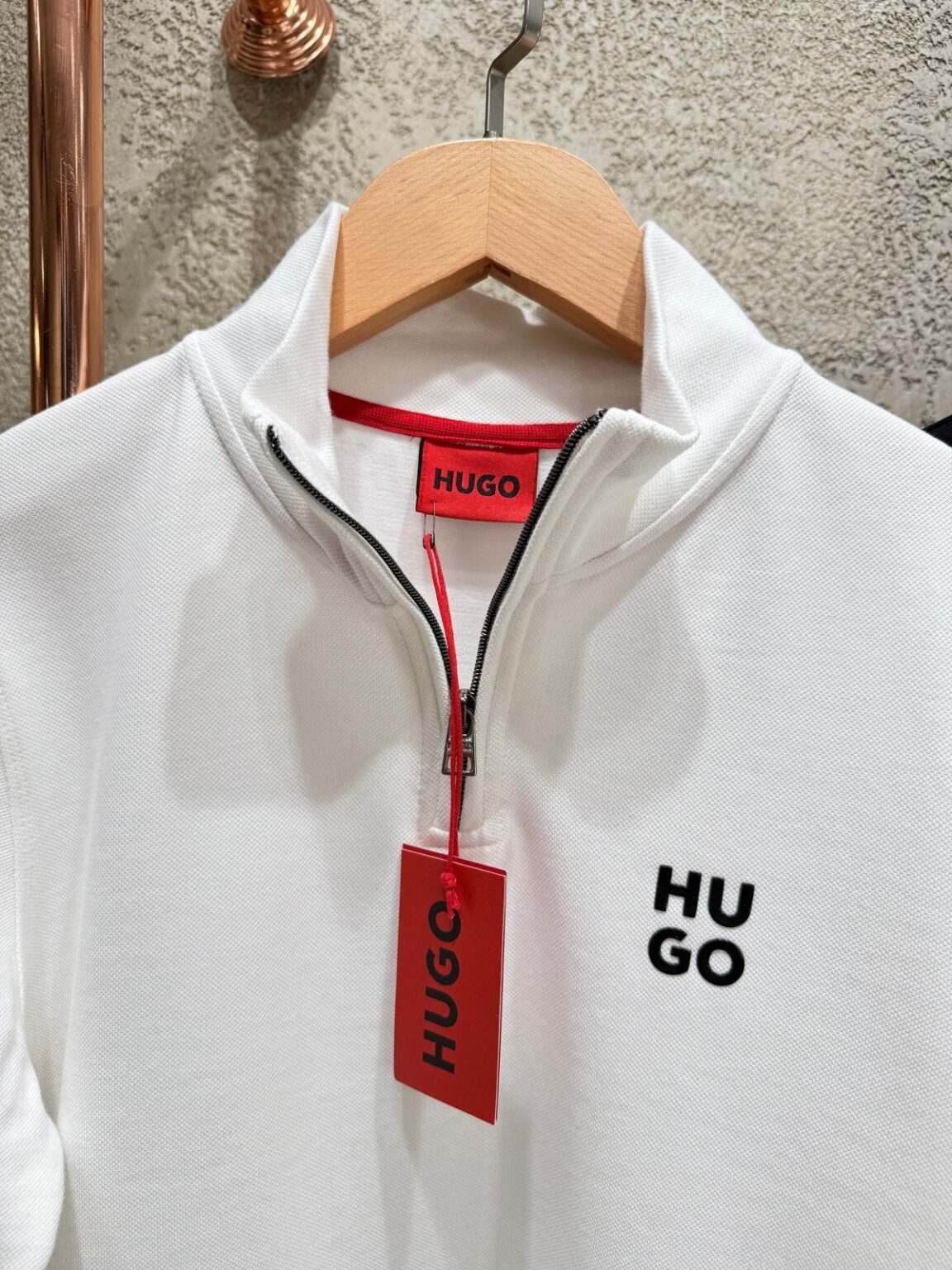 Hugo Half-Zip Majica Dugi Rukav