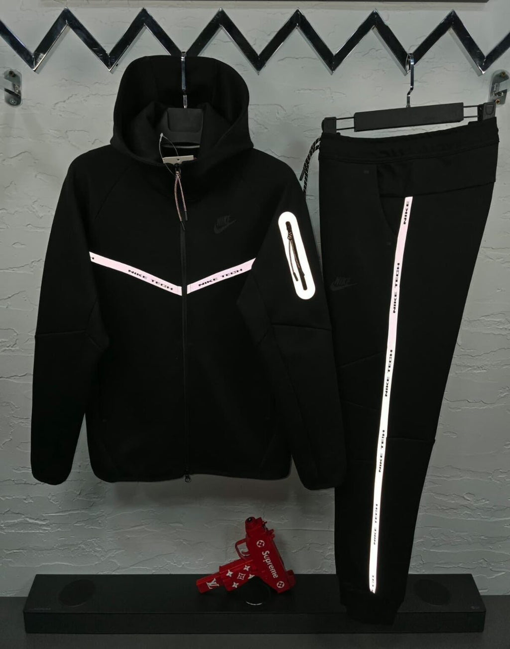 Komplet Nike Tech Fleece Reflective “Black”