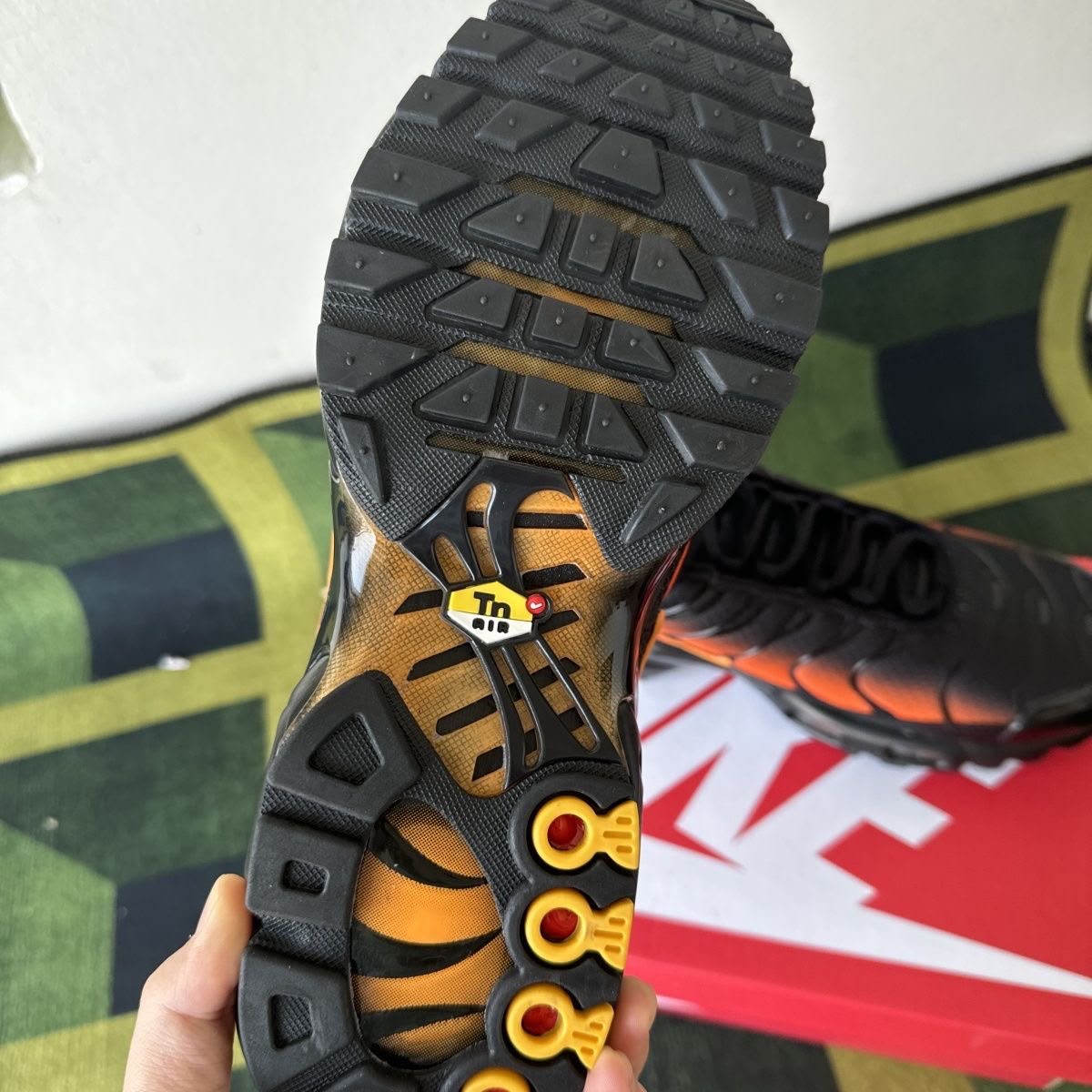 NIKE AIR MAX PLUS TN “BLACK / TOTAL ORANGE”