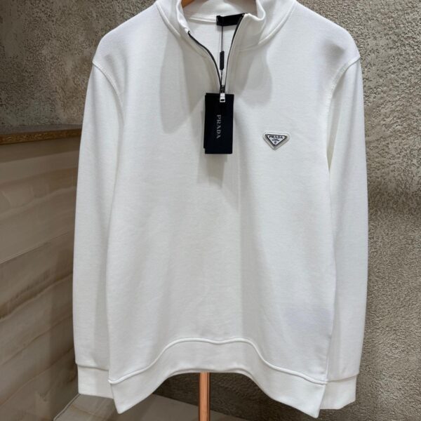 Prada Half-Zip Majica Dugi Rukav